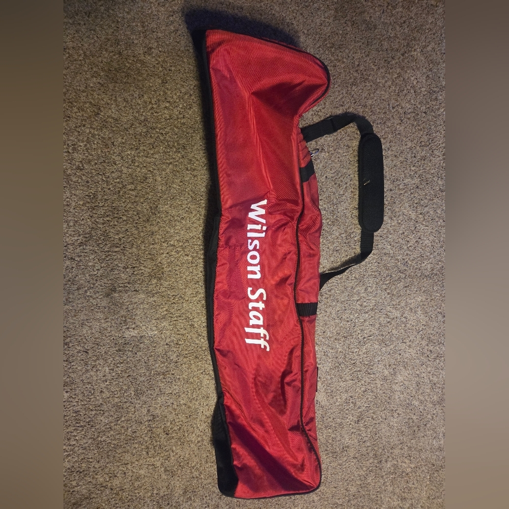 Vintage Wilson Staff Golf Club Travel Cover Bag Dufflebag
